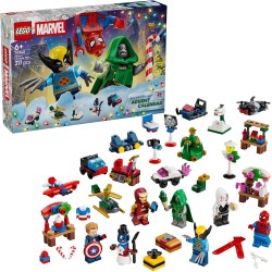 LEGO | 76340 Marvel Calendario dell Avvento 2026 - Giochi per Bambini 6+ per il Countdown di Natale - 24 Sorprese a Tema Supere