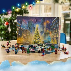 LEGO | 76340 Marvel Calendario dell Avvento 2026 - Giochi per Bambini 6+ per il Countdown di Natale - 24 Sorprese a Tema Supere