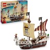 LEGO 75639 ONE PIECE La Nave Pirata Going Merry - Modello di Barca Giocattolo da Esposizione con 5 Minifigure tra cui Luffy, Zo
