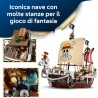 LEGO 75639 ONE PIECE La Nave Pirata Going Merry - Modello di Barca Giocattolo da Esposizione con 5 Minifigure tra cui Luffy, Zo