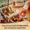 LEGO 75639 ONE PIECE La Nave Pirata Going Merry - Modello di Barca Giocattolo da Esposizione con 5 Minifigure tra cui Luffy, Zo