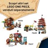 LEGO 75639 ONE PIECE La Nave Pirata Going Merry - Modello di Barca Giocattolo da Esposizione con 5 Minifigure tra cui Luffy, Zo