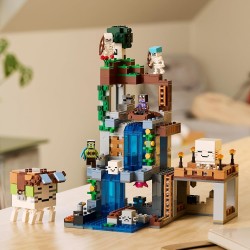 LEGO 21597 Minecraft Stazione di Ghast Giocattolo - 8 Personaggi Inclusi 2 Scheletri e 4 Ghast con Accessori - Decorazione Came