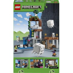 LEGO 21597 Minecraft Stazione di Ghast Giocattolo - 8 Personaggi Inclusi 2 Scheletri e 4 Ghast con Accessori - Decorazione Came