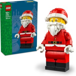 LEGO 40820 Grande Minifigure di Babbo Natale - Kit Natalizio di Arti e Mestieri con Figura di Babbo Natale - Decorazione per la