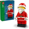 LEGO 40820 Grande Minifigure di Babbo Natale - Kit Natalizio di Arti e Mestieri con Figura di Babbo Natale - Decorazione per la