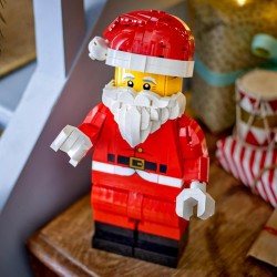 LEGO 40820 Grande Minifigure di Babbo Natale - Kit Natalizio di Arti e Mestieri con Figura di Babbo Natale - Decorazione per la