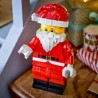 LEGO 40820 Grande Minifigure di Babbo Natale - Kit Natalizio di Arti e Mestieri con Figura di Babbo Natale - Decorazione per la