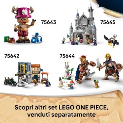 LEGO 75641 ONE PIECE Il Nascondiglio del Dottor Hillk - Gioco da Collezione con 3 Minifigure tra cui TonyTony Chopper - Decoraz