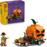 LEGO 40822 Furgone di Halloween Giocattolo - Kit di Arti e Mestieri Fai da Te con Zucca e Minifigure del Contadino - Decorazion