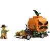 LEGO 40822 Furgone di Halloween Giocattolo - Kit di Arti e Mestieri Fai da Te con Zucca e Minifigure del Contadino - Decorazion