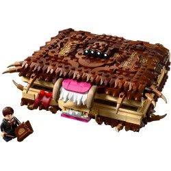 LEGO 76449 Harry Potter Il Libro Mostro dei Mostri Azzannante - Giocattolo Interattivo con Motore Pull-Back e Bocca Apribile - 