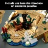 LEGO 77985 Jurassic World Fossili di Dinosauro: Triceratopo - Kit Modellismo per Adulti con Minifigure del Dr. Gerry Harding - 