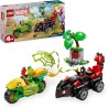 LEGO 11198 Spidey e i Suoi Fantastici Amici Inseguimento sui Dino-Veicoli di Spin ed Electro, Giochi Educativi e di Ruolo da 4 