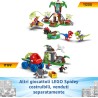 LEGO 11198 Spidey e i Suoi Fantastici Amici Inseguimento sui Dino-Veicoli di Spin ed Electro, Giochi Educativi e di Ruolo da 4 