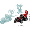 LEGO 11198 Spidey e i Suoi Fantastici Amici Inseguimento sui Dino-Veicoli di Spin ed Electro, Giochi Educativi e di Ruolo da 4 
