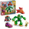LEGO | 11211 Marvel Loki vs. Team Iron Man - Giocattolo da Supereroi con Auto, Aereo, Action Figure Mech e 4 Minifigure - Regal