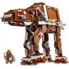 LEGO Star Wars 40806 Walker AT-AT Pan di Zenzero - Giochi di Natale Fai da Te con Minifigure Darth Vader con Spada Laser - Deco