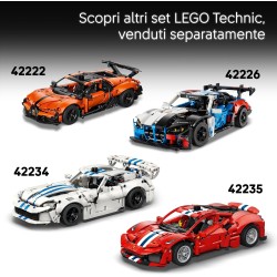 LEGO Technic 42236 Auto Ford Mustang GT Custom Garage GT Giocattolo - Kit di Modellismo con Motore V8, Sterzo HOG e Parti della