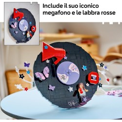 LEGO 43028 Editions Vinile di Olivia Rodrigo - Giocattolo con Modello di Disco, Minifigure e Accessori - Decorazione da Parete 