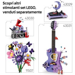 LEGO 43028 Editions Vinile di Olivia Rodrigo - Giocattolo con Modello di Disco, Minifigure e Accessori - Decorazione da Parete 