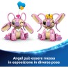 LEGO | 43257 Disney Angel - Lilo & Stitch Giocattolo da Costruire - Personaggio da Esposizione in Mattoncini con 3 Palloncini a