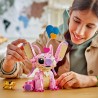 LEGO | 43257 Disney Angel - Lilo & Stitch Giocattolo da Costruire - Personaggio da Esposizione in Mattoncini con 3 Palloncini a
