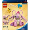 LEGO | 43257 Disney Angel - Lilo & Stitch Giocattolo da Costruire - Personaggio da Esposizione in Mattoncini con 3 Palloncini a