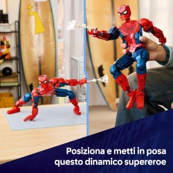 LEGO | 76346 Marvel Personaggio di Spider-Man - Action Figure Giocattolo del Supereroe con Minifigure da Collezione - Decorazio