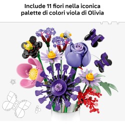 LEGO 11507 Botanicals & Editions Bouquet di Fiori di Olivia Rodrigo - 11 Fiori Artificiali tra cui Rose e Margherite - Decorazi