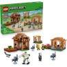LEGO 21596 Minecraft Attacco al Villaggio dell’Evocatore - Casa Giocattolo con Giardino e 11 Personaggi tra cui Villico Murator