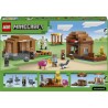 LEGO 21596 Minecraft Attacco al Villaggio dell’Evocatore - Casa Giocattolo con Giardino e 11 Personaggi tra cui Villico Murator