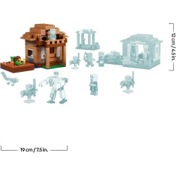 LEGO 21596 Minecraft Attacco al Villaggio dell’Evocatore - Casa Giocattolo con Giardino e 11 Personaggi tra cui Villico Murator