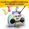 LEGO 31392 Creator 3 in 1: Pianoforte Decorativo con Gatto Giocattolo - Kit Modellismo Retrò Trasformabile in Radio o Giradisch
