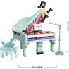 LEGO 31392 Creator 3 in 1: Pianoforte Decorativo con Gatto Giocattolo - Kit Modellismo Retrò Trasformabile in Radio o Giradisch