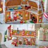 LEGO 40809 Casa di Pan di Zenzero Festiva - Gioco Natalizio di Arti e Mestieri con Minifigure di Babbo Natale e Accessori - Dec