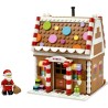 LEGO 40809 Casa di Pan di Zenzero Festiva - Gioco Natalizio di Arti e Mestieri con Minifigure di Babbo Natale e Accessori - Dec