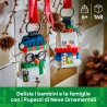 LEGO 40812 Pupazzi di Neve Ornamentali - Kit di Arti e Mestieri - Giochi di Natale con 2 Personaggi e Accessori - Decorazioni N