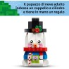 LEGO 40812 Pupazzi di Neve Ornamentali - Kit di Arti e Mestieri - Giochi di Natale con 2 Personaggi e Accessori - Decorazioni N