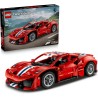 LEGO 42235 Technic Auto Ferrari 488 PISTA - Macchina Giocattolo con Motore V8, Sterzo e Differenziale - Decorazione da Camerett