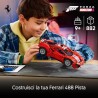 LEGO 42235 Technic Auto Ferrari 488 PISTA - Macchina Giocattolo con Motore V8, Sterzo e Differenziale - Decorazione da Camerett