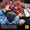LEGO 42235 Technic Auto Ferrari 488 PISTA - Macchina Giocattolo con Motore V8, Sterzo e Differenziale - Decorazione da Camerett