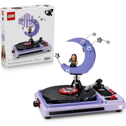 LEGO 43029 Editions La Mezzaluna del Concerto di Olivia Rodrigo - Kit di Modellismo con Giradischi, Vinile e Minifigure - Decor