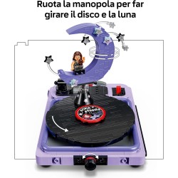 LEGO 43029 Editions La Mezzaluna del Concerto di Olivia Rodrigo - Kit di Modellismo con Giradischi, Vinile e Minifigure - Decor
