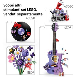 LEGO 43029 Editions La Mezzaluna del Concerto di Olivia Rodrigo - Kit di Modellismo con Giradischi, Vinile e Minifigure - Decor