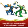 LEGO 71853 NINJAGO Duello con il Drago-Mech di Jay - Giocattolo Ninja con 2 Action Figure, 2 Minifigure, Katana e Spade - Idea 