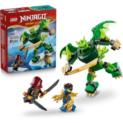 LEGO 71862 NINJAGO Battle Pack Mech Drago di Lloyd - Giocattolo Ninja con Action Figure, 3 Minifigure e Katana - Decorazione Ca