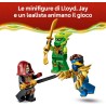 LEGO 71862 NINJAGO Battle Pack Mech Drago di Lloyd - Giocattolo Ninja con Action Figure, 3 Minifigure e Katana - Decorazione Ca