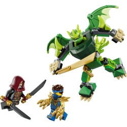 LEGO 71862 NINJAGO Battle Pack Mech Drago di Lloyd - Giocattolo Ninja con Action Figure, 3 Minifigure e Katana - Decorazione Ca