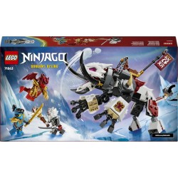LEGO 71863 NINJAGO Zilvar e Grimtak la Bestia Drago - Giocattolo Ninja con Action Figure e 3 Minifigure tra cui Kai e Nya